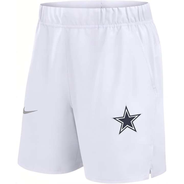 Nike Nike Dri Fit Dallas Cowboys Blitz Victory Casual Shorts Men's White