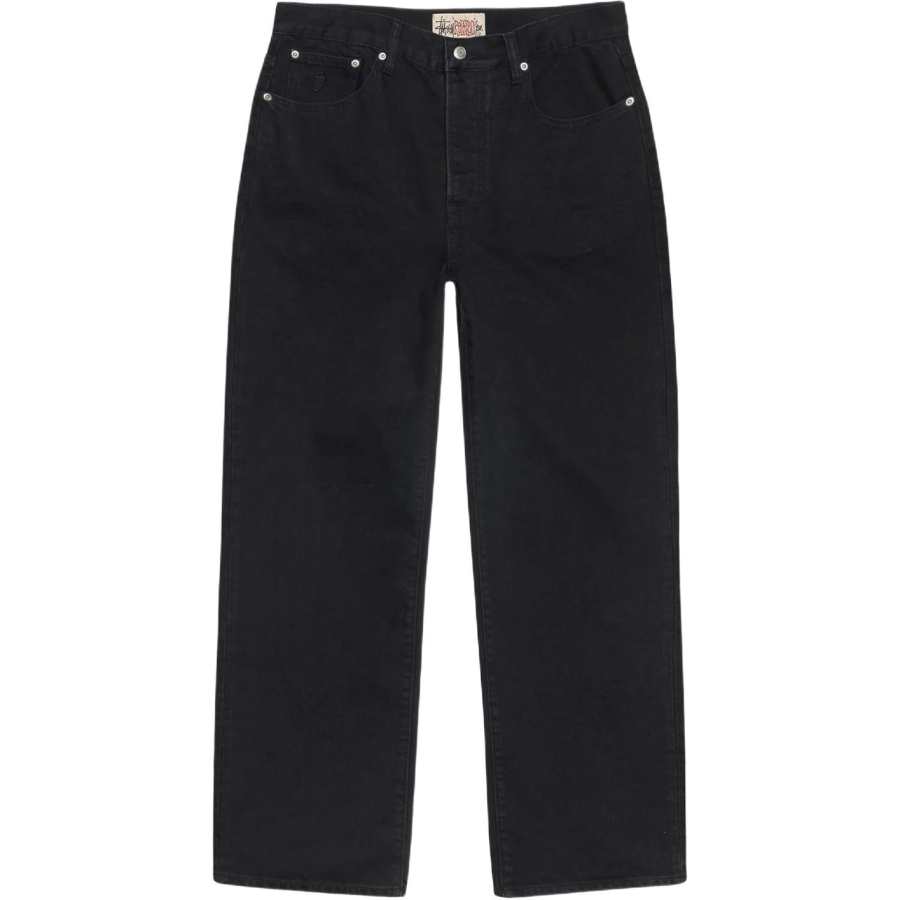Stussy Logo Patch Straight-Leg Jeans