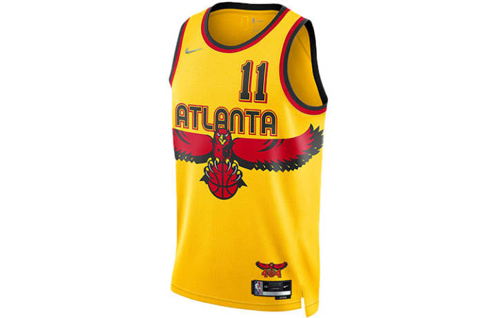 Nike Nike Atlanta Hawks Trae Young City Edition Swingman Jersey Yellow