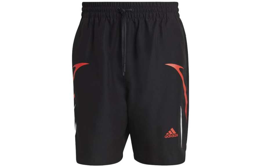 Adidas Adidas Casual Shorts Men's Black Moderate