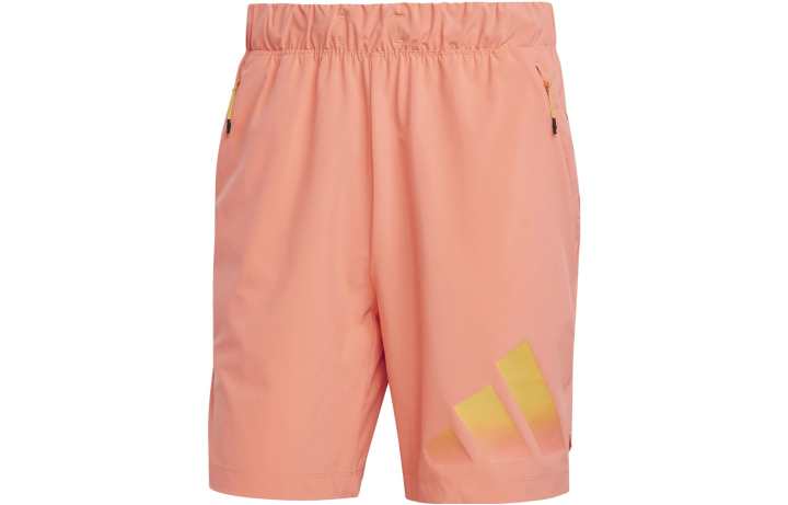 Adidas Adidas Casual Shorts Men's Coral Merges With Orange Moderate
