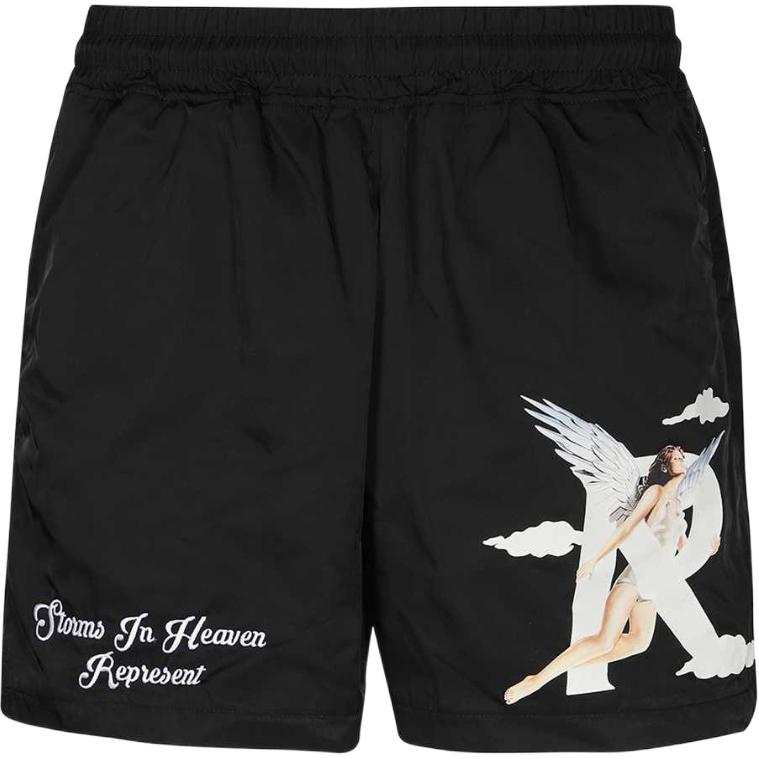 REPRESENT REPRESENT Patterned Print Casual Shorts Men's Black