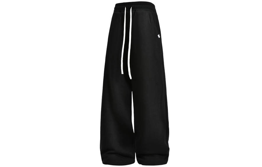 ZMOH Pure And Simple Collection Casual Pants Unisex Thickened And Fleece Lined Straight Fit Pants