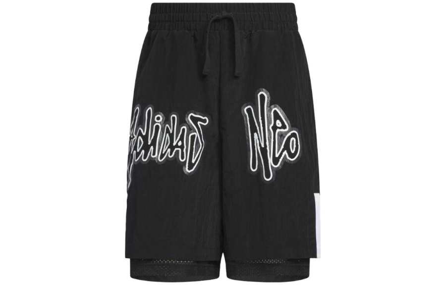 Adidas Neo Casual Shorts Men's Black Moderate