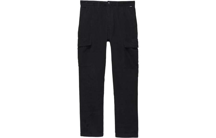 Vans Service Cargo Casual Pants Men's Black Moderate Straight Fit Pants