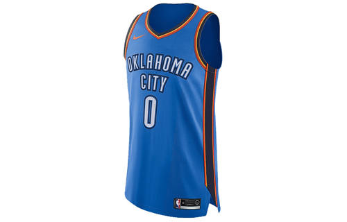 Nike Nike Basketball Jersey Quick Dry Men's Blue
