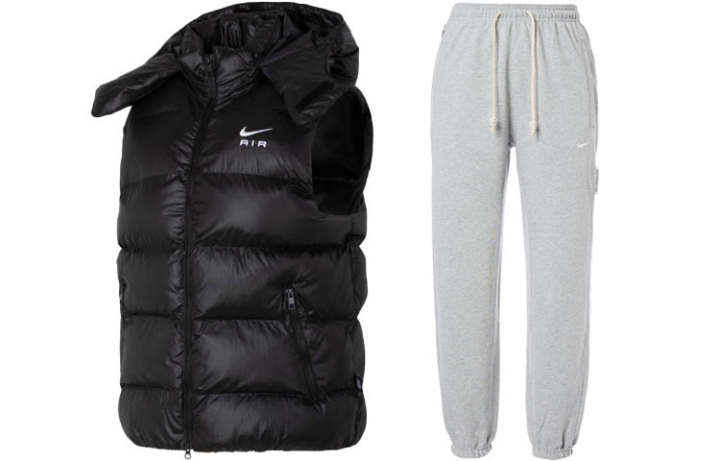 Nike Nike Casual Sportswear Men's Black+Gray Hooded Moderate