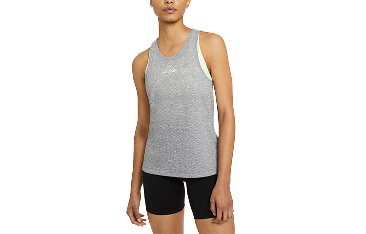 Nike Nike Tank Tops Women's Gray Crew Neck Moderate Other