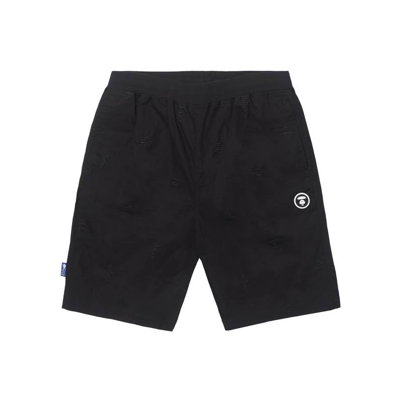 Aape Logo-embroidered Straight-leg Shorts