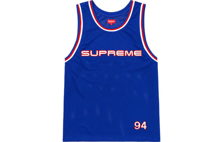 Supreme Supreme Rhinestone Basketball Jersey