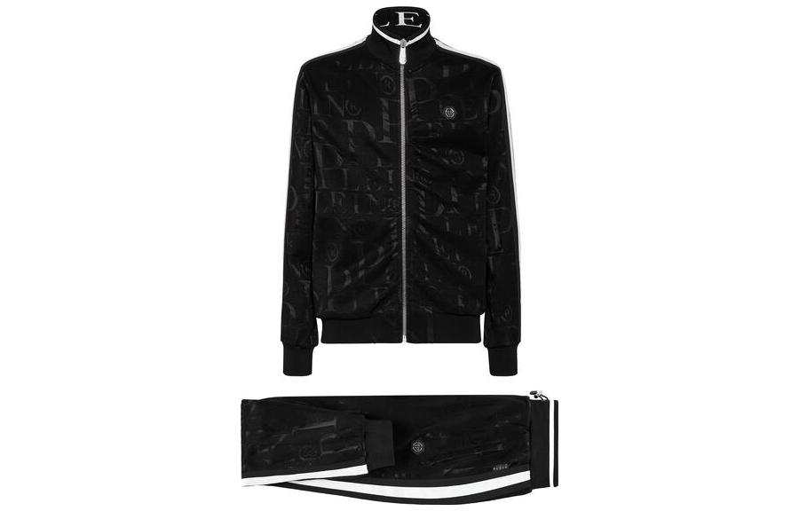 PHILIPP PLEIN Casual Sportswear Men's Stand Collar Moderate