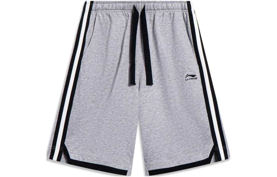 Li-Ning Li Ning Sports Fashion Collection Casual Shorts Men's Heather Gray