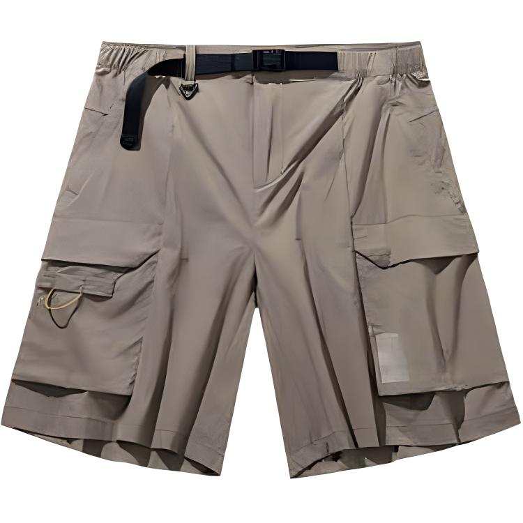 Anta x National Geographic Outdoor Collection Cargo Shorts Men's Earth Umber