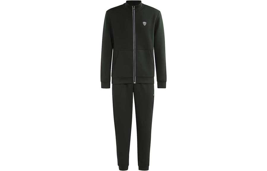 EMPORIO ARMANI 【Best of: PromotionsPrevious Season】Shield-patch jersey tracksuit