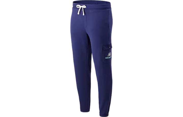 New Balance New Balance Casual Pants Men's Marine Blue Moderate Cuffed Pants