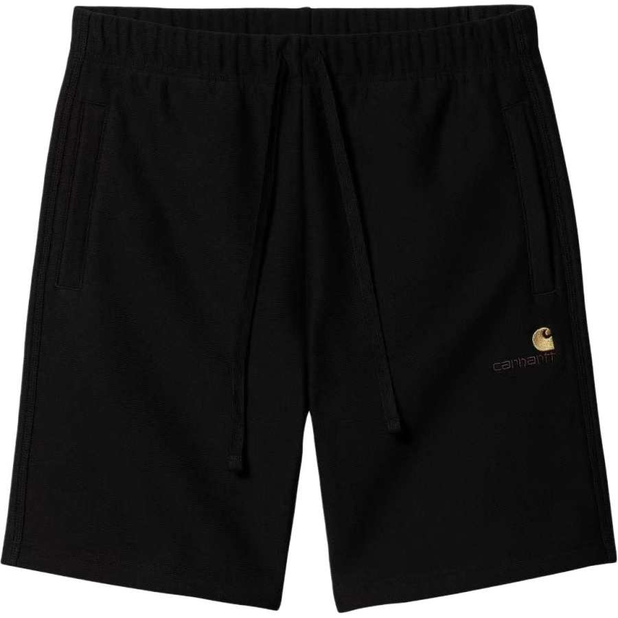 Carhartt WIP American Script Black Shorts Men's