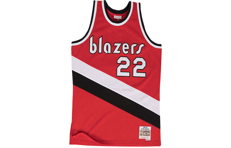 Mitchell Ness Bape X Mitchell & Ness Blazers Abc Basketball Swingman Jersey