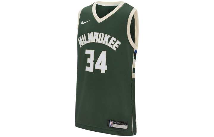Nike Nike Basketball Jerseys Men's Green Moderate Other