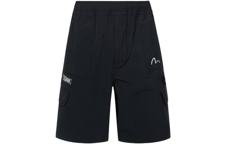 EVISU EVISU Casual Shorts Men's Black Moderate
