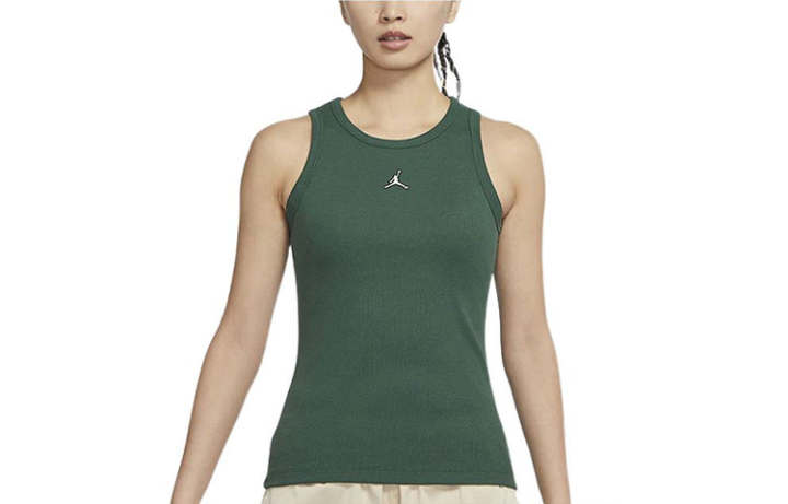 Jordan Jordan Tank Tops Women's Green Moderate Straight Fit