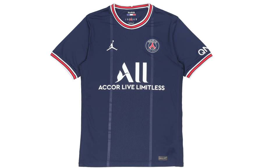 Jordan Nike X Paris Saint Germain 2021/22 Stadium Soccer Home Jersey