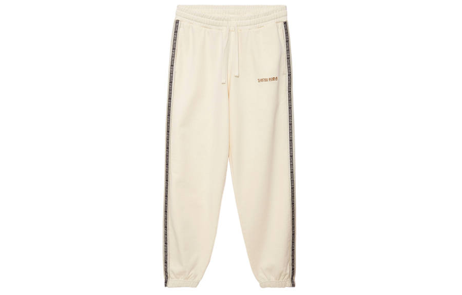New Era FW23 Casual Pants Unisex Ivory White