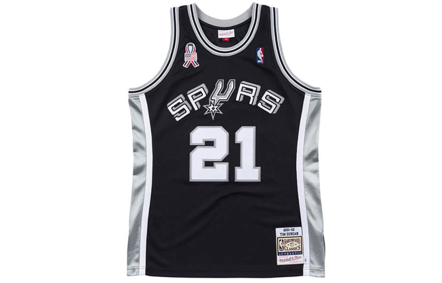 Mitchell Ness Mitchell Ness Authentic "NBA San Antonio Spurs 02 Tim Duncan" jersey
