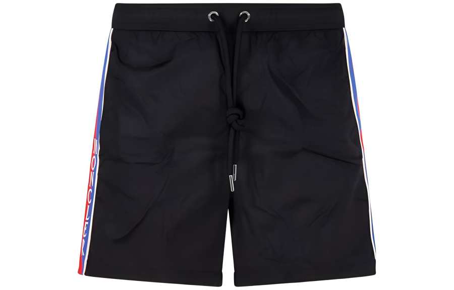 Moncler Swimming Shorts Men's Black Moderate Triangle Briefs