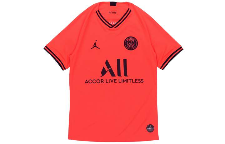 Jordan Jordan PSG Basketball Jerseys Men's Red Moderate Straight Fit
