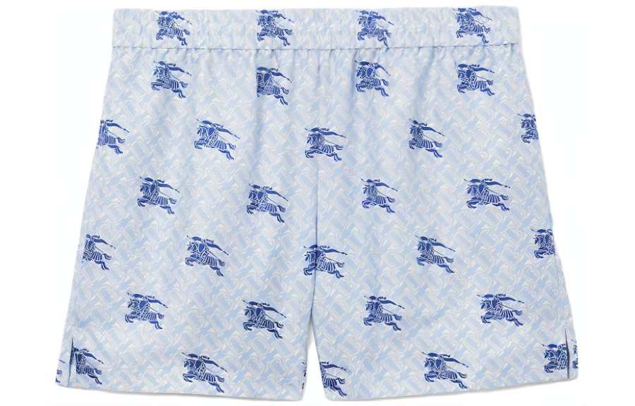 Burberry SS23 Casual Shorts Men's Blue