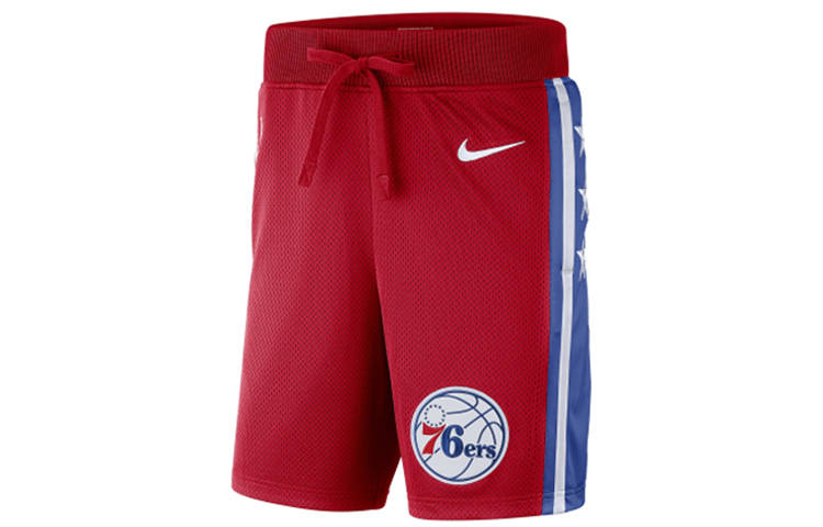 Nike Nike Basketball Shorts Men's Red Moderate Straight Fit Pants