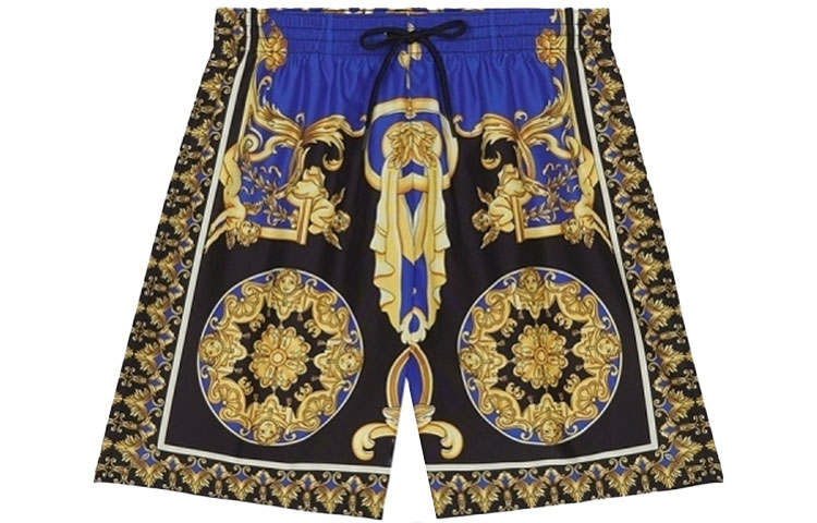 VERSACE VERSACE Beach Shorts Men's Blue