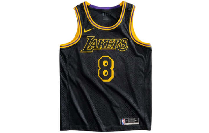 Nike Nike NBA Los Angeles Lakers City Edition 8&24 Mamba Week Jersey Men's Black