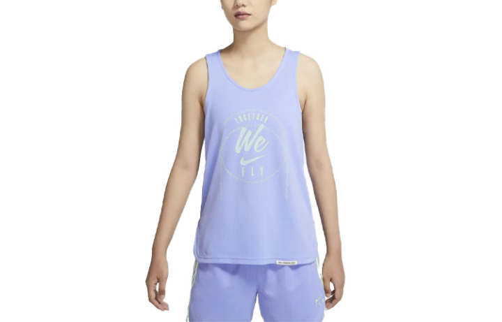 Nike Nike Tank Tops Women's Purple Moderate Straight Fit