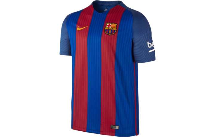 Nike Nike Barcelona Soccer Jersey Fan Edition Men's Red Blue