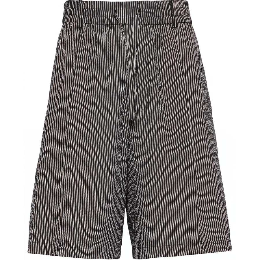 EMPORIO ARMANI Vertical print Cotton blend Shorts