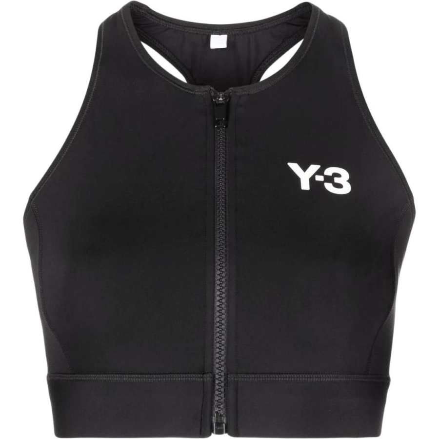Y-3 Y 3 Tank Tops Women's Black Collarless Moderate Other