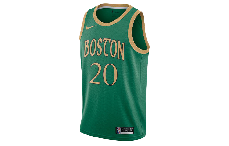 Nike Nike NBA Basketball Jerseys Men's Green Moderate Straight Fit