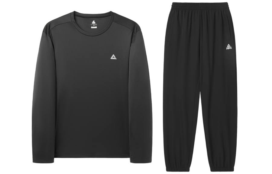 PEAK Overall Sports Collection Casual Sportswear Unisex Crew Neck Moderate