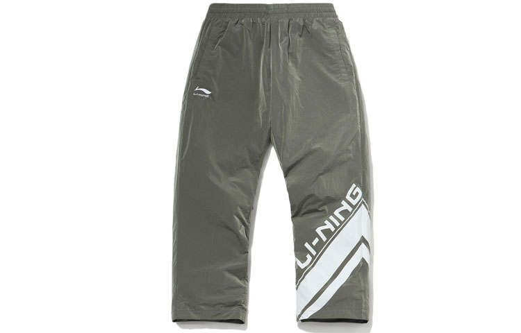 Li-Ning Li Ning Non Shoes Sports Pants Men's Gray Green