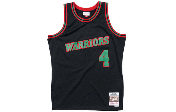 Mitchell Ness Mitchell Ness Basketball Jerseys Men's Black Moderate Bib & Brace