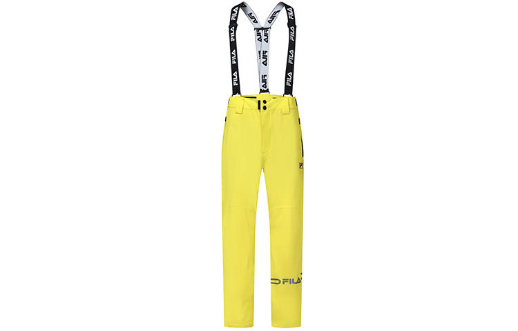 FILA Athletics Ski Pants Men's Lace Yellow Straight Fit