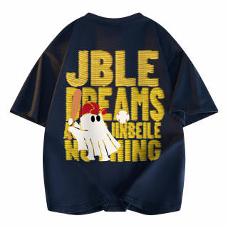 JINBEILE T Shirts Unisex Crew Neck Moderate Heavyweight