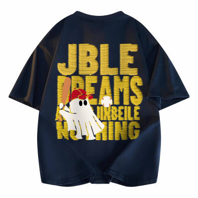 JINBEILE T Shirts Unisex Crew Neck Moderate Heavyweight