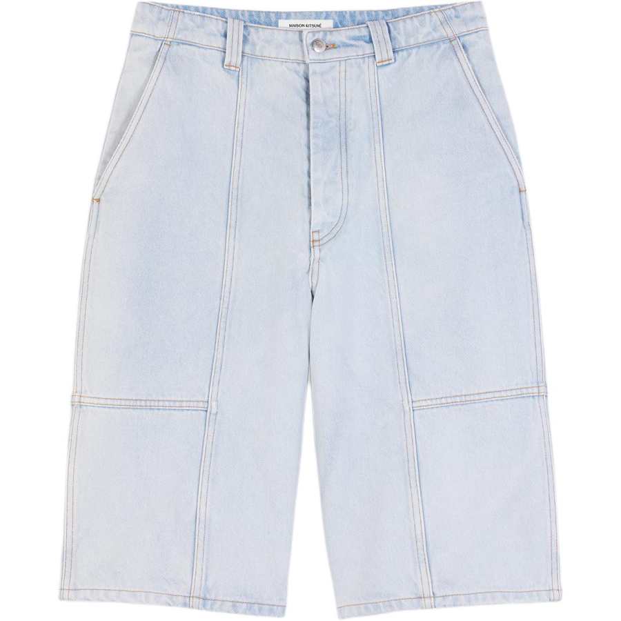 Maison Kitsune Maison Kitsuné Denim Bermuda Shorts