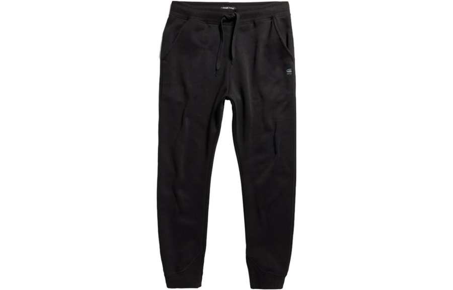G-STAR RAW G STAR RAW Casual Pants Men's Pitch Black Moderate Cuffed Pants