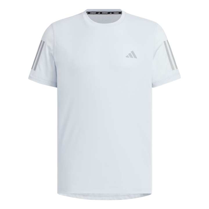 Adidas Adidas Own The Run Climacool COOLER Running T Shirt Men's Light Blue/Dark Silver Gray