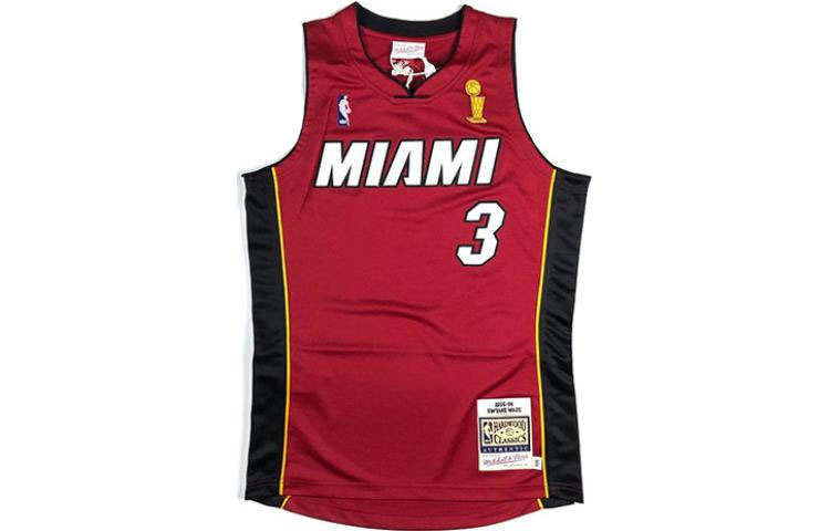 Mitchell Ness "NBA Miami Heat 2005 Dwyane Wade" Alternate Finals jersey