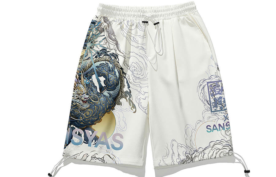 SANSYAS SANSYAS Casual Shorts Unisex Thin