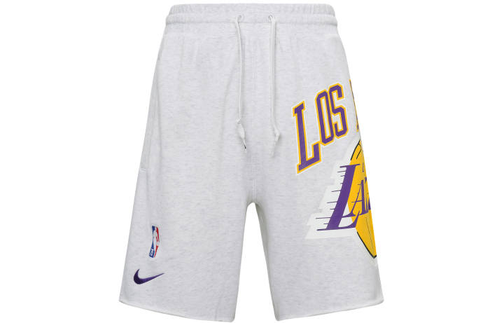 Nike Nike Basketball Shorts Men's Light Gray Moderate Straight Fit Pants
